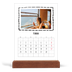 Tischkalender mit Holzfuß Hochformat  — Scrapbook-Schnappschüsse [Februar]