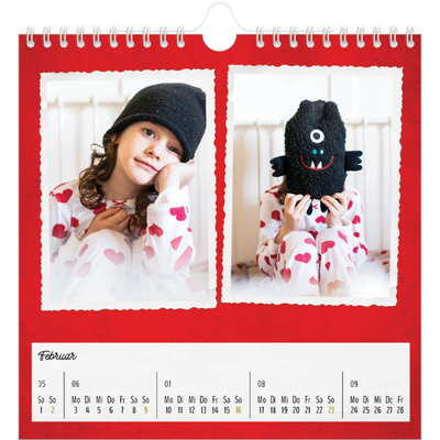 Jahreskalender Quadratisch — Fotosammlung [Februar]