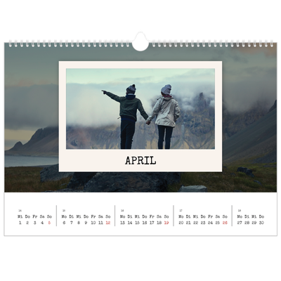 Fotokalender A3 — Die Porträtaufnahme [April]