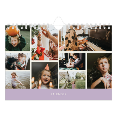 Fotokalender A5 — Pastellfarbene Monate [deckblatt]