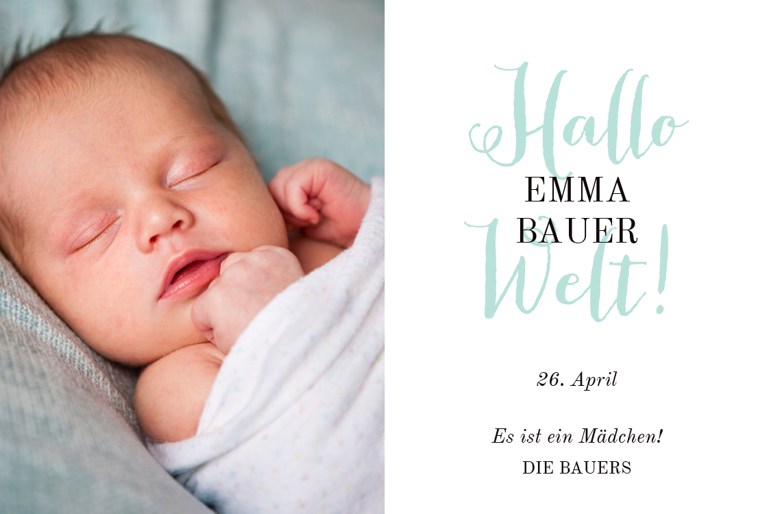 Einladungskarten — Hallo Welt