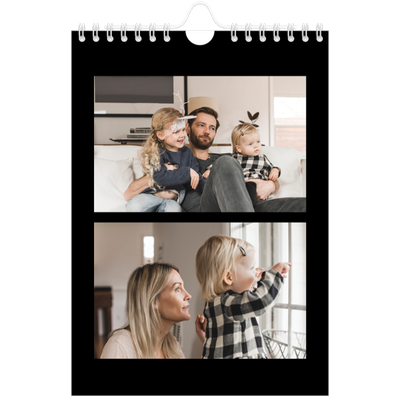 Fotokalender A5 — Black margin [deckblatt]