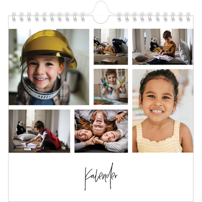 Jahreskalender Quadratisch — Fotoarrangement [deckblatt]