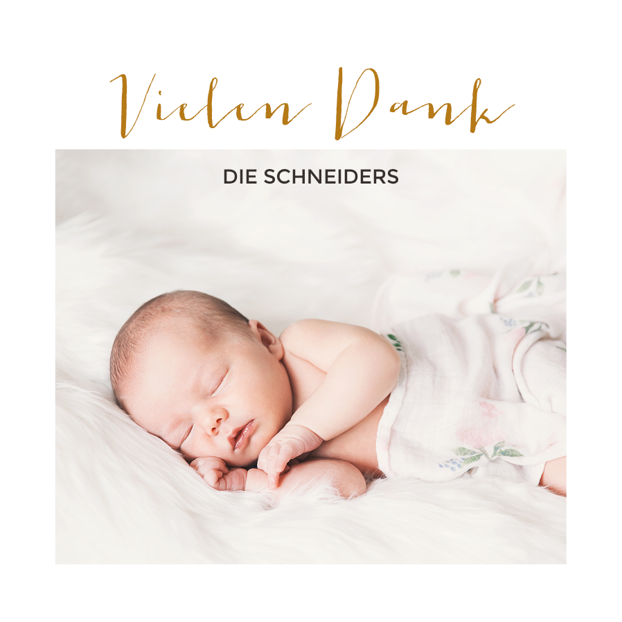 Dankeskarten — Welcome home