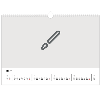 Fotokalender A3 — Gestalte deine eigenen Produkte [Marsch]