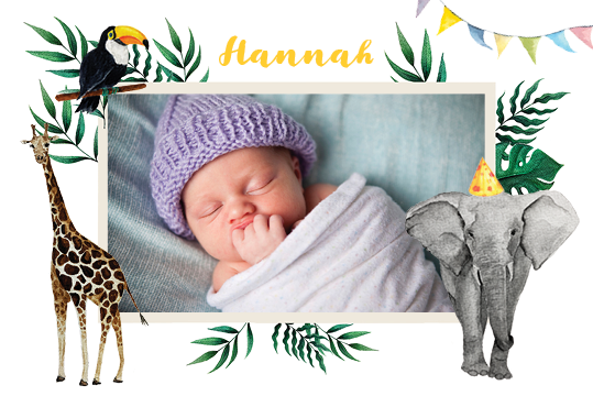 Einladungskarten — Wasserfarbentiere