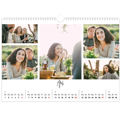 Fotokalender A3 — Fotoarrangement [April]