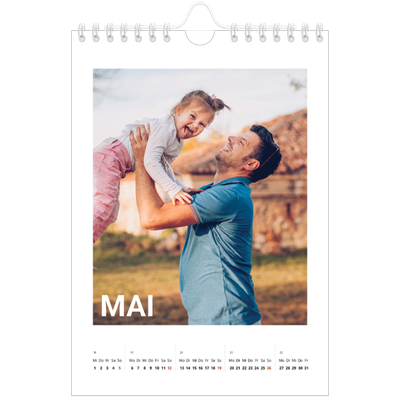 Fotokalender A5 — Großer Monat [deckblatt]