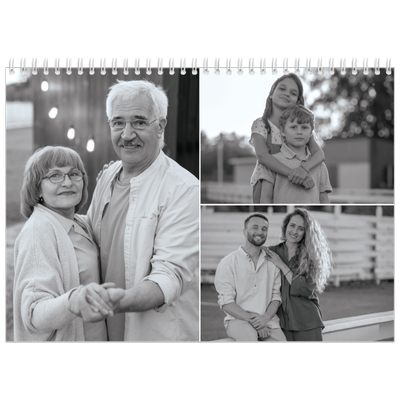 Fotokalender A4 doppelt (30 x 40 cm) — Fokus [deckblatt]