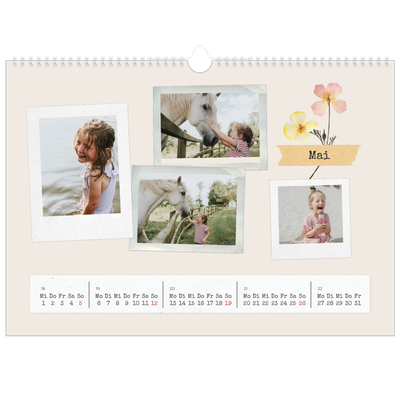 Fotokalender A3 — Vintage Scrapbook [deckblatt]