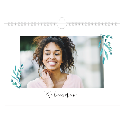 Fotokalender A4 — Blumen-Illustrationen [deckblatt]