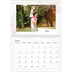 Fotokalender A4 doppelt (30 x 40 cm) — Geschenkpapier blumig [Januar]