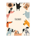 Fotokalender A5 — Hunde und Kritzeleien [deckblatt]