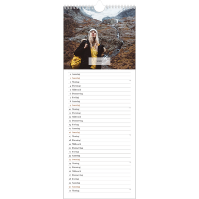 Küchenkalender  — Klassischer Kalender [Marsch]