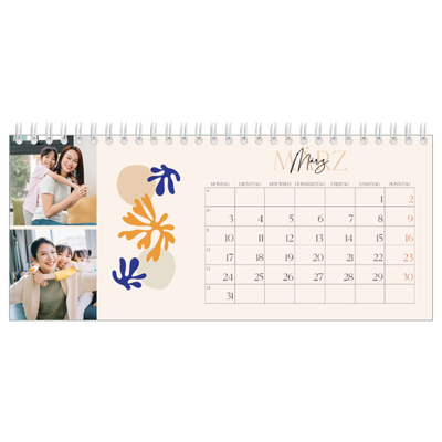 Tischkalender — Verspielte Korallen [Marsch]