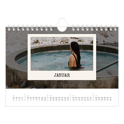 Fotokalender A5 — Die Porträtaufnahme [Januar]