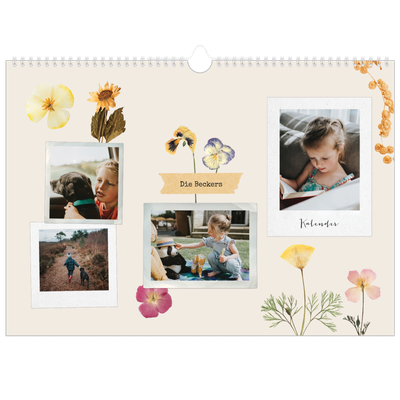 Fotokalender A3 — Vintage Scrapbook [deckblatt]