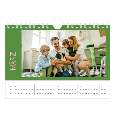 Fotokalender A5 — Farbenfroh wie du [Marsch]