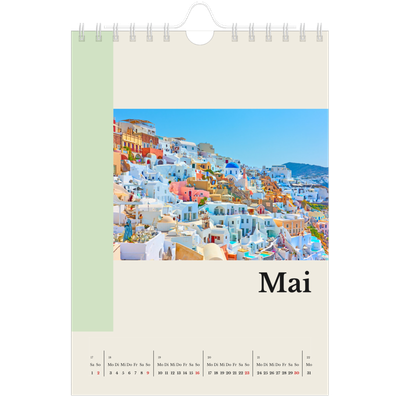 Fotokalender A5 — Sehenswürdigkeiten der Welt [Mai]