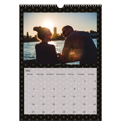 A3 Jahreskalender — Geometrisch [deckblatt]