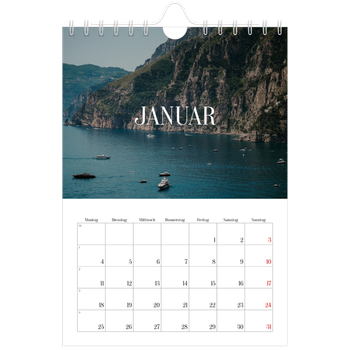 Fotokalender A5 — Endloses Entfliehen