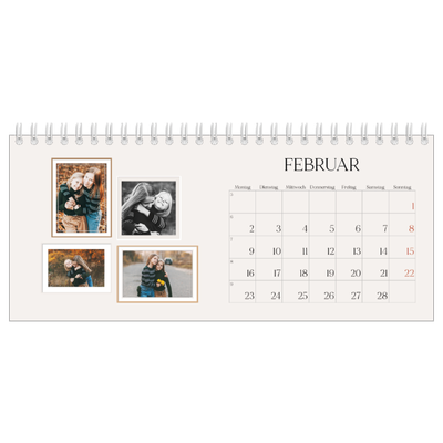 Tischkalender — Fotowand [Februar]