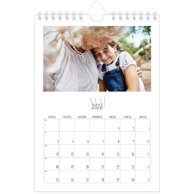 Fotokalender A5 — Een bedankje [deckblatt]