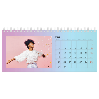 Tischkalender — Playful Pastel [Marsch]