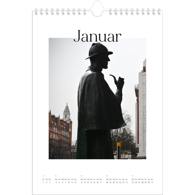 Fotokalender A4 (20 x 30 cm) — Mein Reisebericht [Januar]