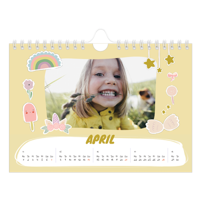 Fotokalender A5 — Magischer Regenbogen [April]
