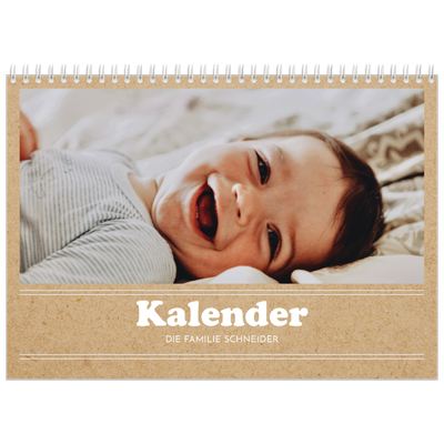 Fotokalender A4 doppelt (30 x 40 cm) — Magazinstil [deckblatt]