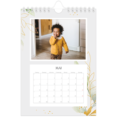 Fotokalender A5 — Floraler Akzent [deckblatt]