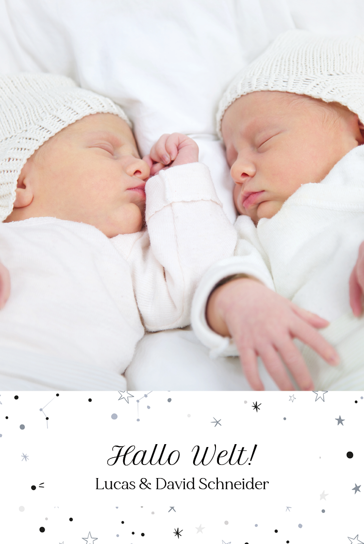 Einladungskarten — Sternenzauber