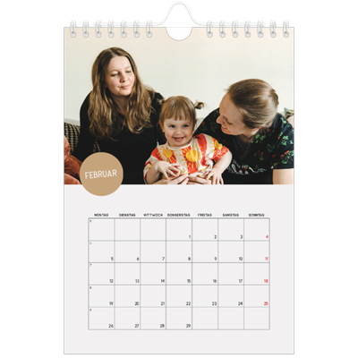 Fotokalender A5 — Fotosticker [Februar]