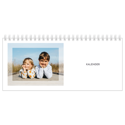 Tischkalender — Durchsichtige Rahmen [deckblatt]