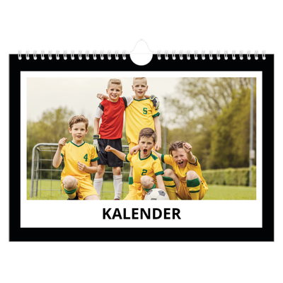 Fotokalender A4 — Schwarzer Rahmen [deckblatt]