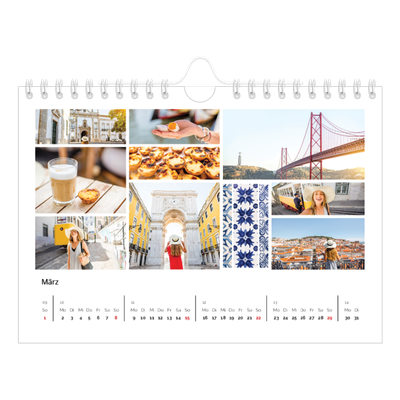 Fotokalender A5 — Kollage [Marsch]