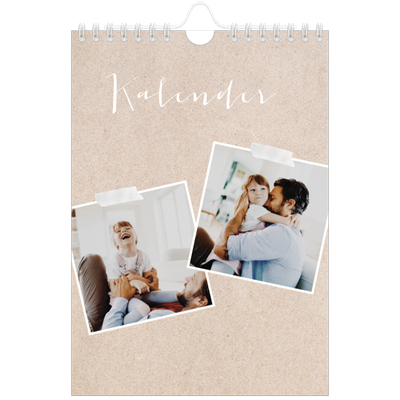 Fotokalender A5 — Scrapbook Kalender [deckblatt]