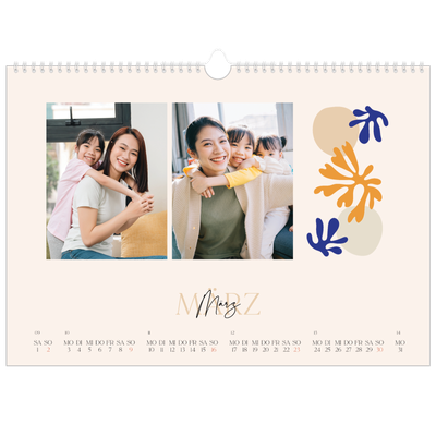 Fotokalender A3 — Verspielte Korallen [Marsch]