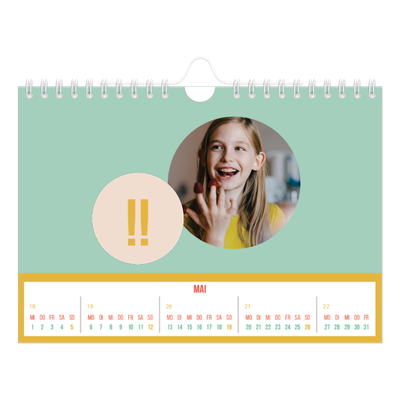 Fotokalender A5 — Strahlend und schön [deckblatt]