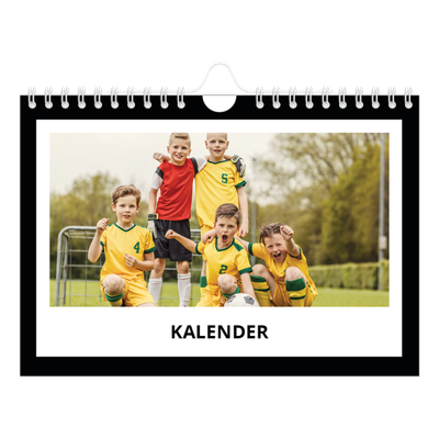 Fotokalender A5 — Schwarzer Rahmen [deckblatt]