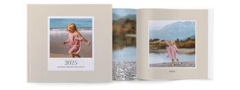 Fotobücher — Kieselgrau Retro Quadrat