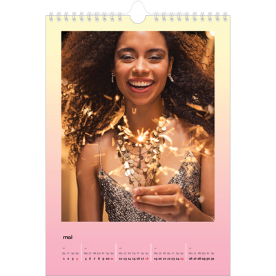 Fotokalender A4 (20 x 30 cm) — Playful Pastel [deckblatt]