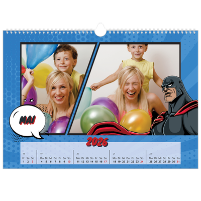 Fotokalender A3 — Comic-Buch [deckblatt]