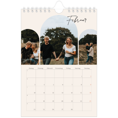 Fotokalender A5 — Erinnerungsbogen [Februar]