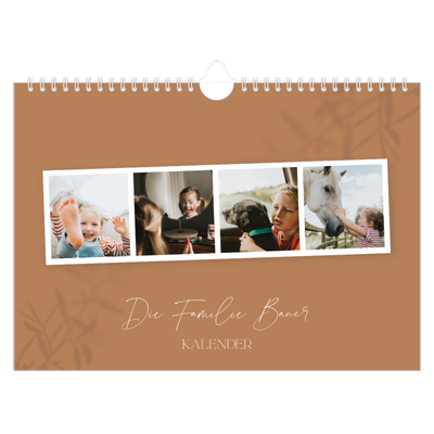 Fotokalender A4 — Warme Erdtöne [deckblatt]