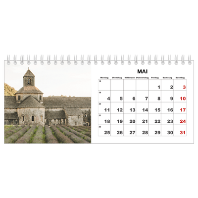Tischkalender — Schlichtes Foto [deckblatt]