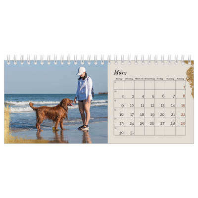 Tischkalender — Classic Gold [Marsch]