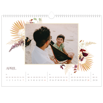 Fotokalender A3 — Boho [April]