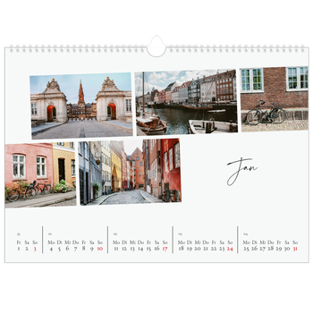 Fotokalender A3 — Städtereise